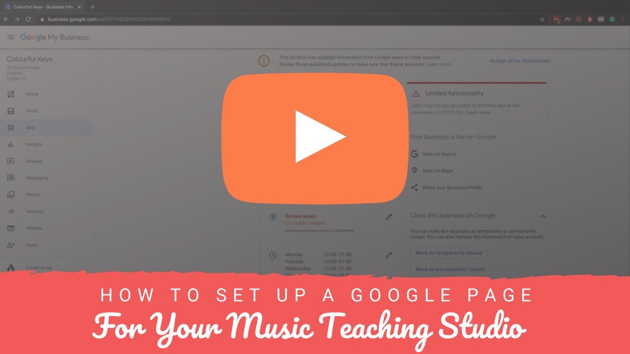 Should a musician have a google business profile for better visibility? 1 should a musician have a google business